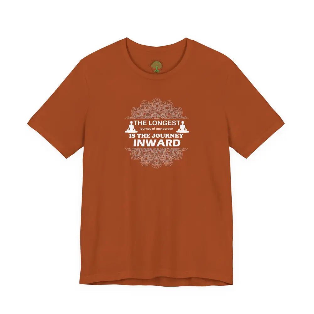 Journey Inward T-Shirt, Mindfulness Meditation Tee - Autumn / S - T-Shirt
