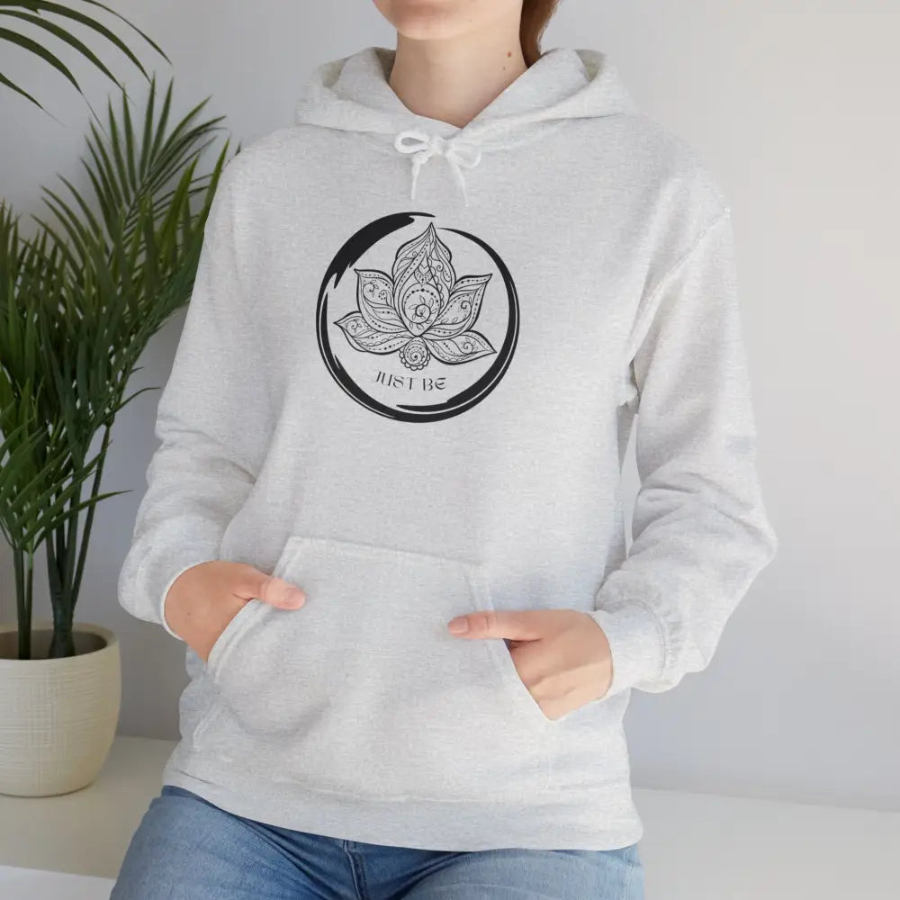 Just Be Heavy Blend Hooded Sweatshirt - Ash / S - Hoodie