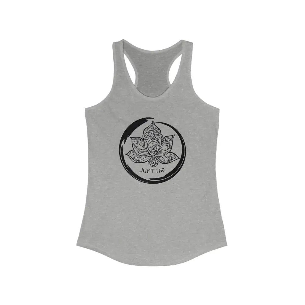 Just Be Women’s Ideal Racerback Tank - Heather Grey / XS - Tank Top