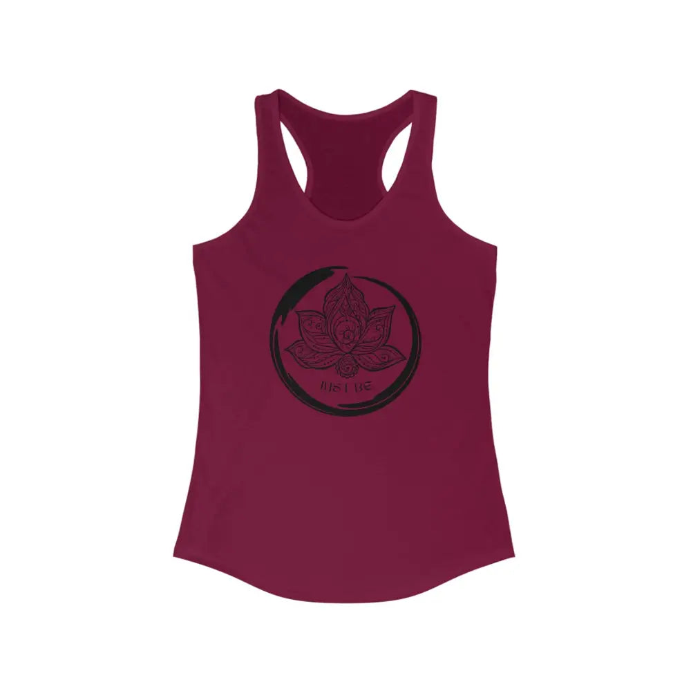 Just Be Women’s Ideal Racerback Tank - Solid Cardinal Red / XS - Tank Top