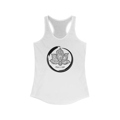 Just Be Women’s Ideal Racerback Tank - Solid White / XS - Tank Top