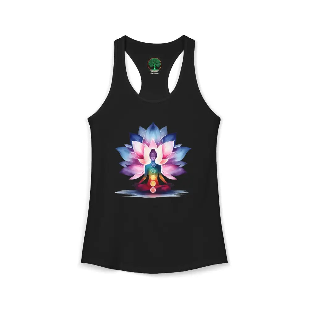 Meditative States Women’s Active Wear Tank - XS / Solid Black - Tank Top