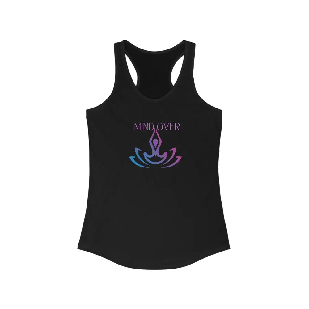 Mind Over Mat Women’s Ideal Racerback Tank - Solid Black / XS - Tank Top