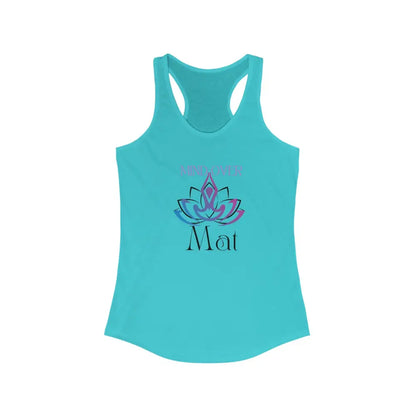 Mind Over Mat Women’s Ideal Racerback Tank - Solid Tahiti Blue / XS - Tank Top