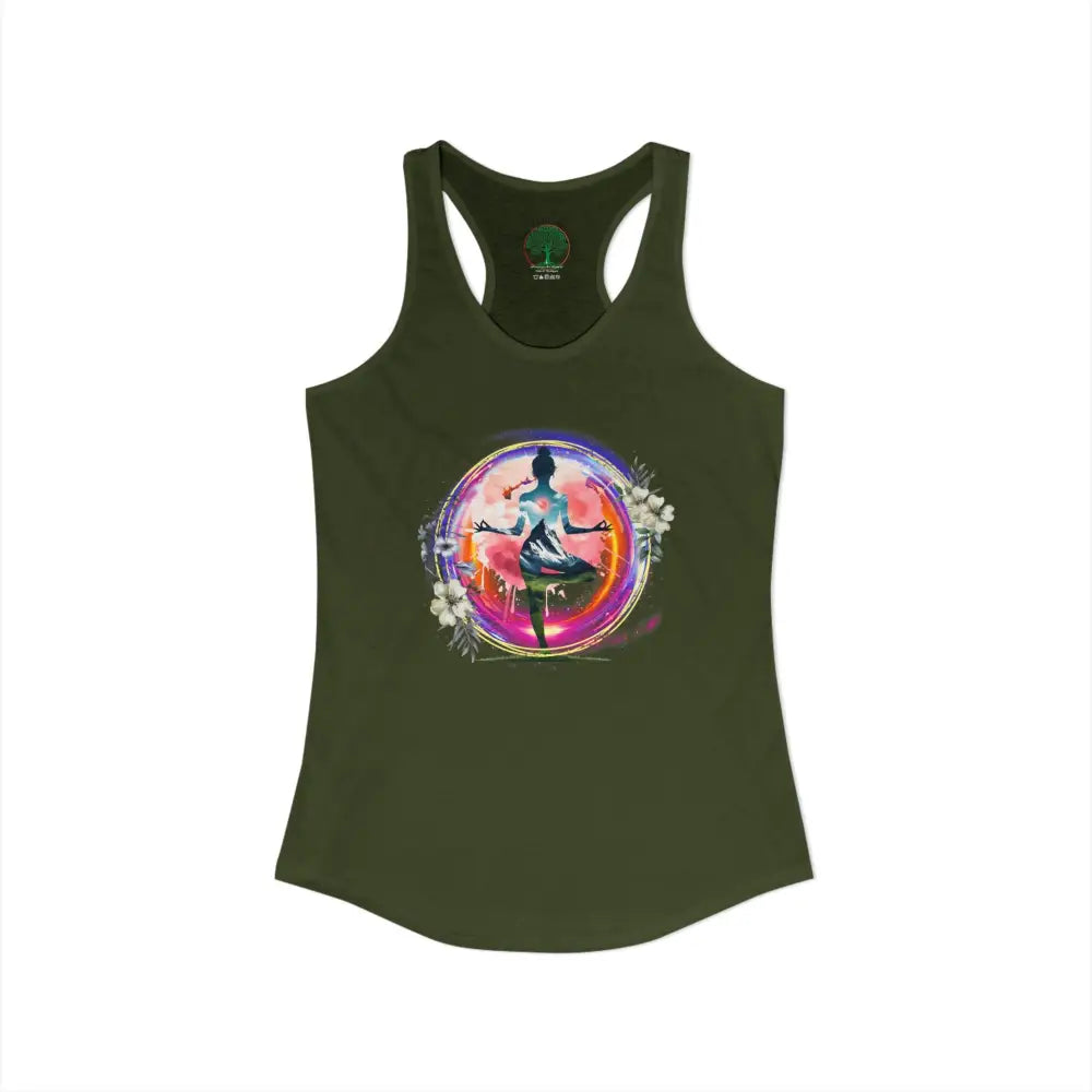 Mountain Within Yoga Racerback Tank - Tank Top