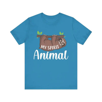 My Spirit Animal Unisex Jersey Short Sleeve Yoga Tee - Aqua / S - T-Shirt