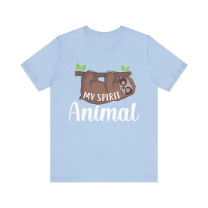 My Spirit Animal Unisex Jersey Short Sleeve Yoga Tee - Baby Blue / S - T-Shirt