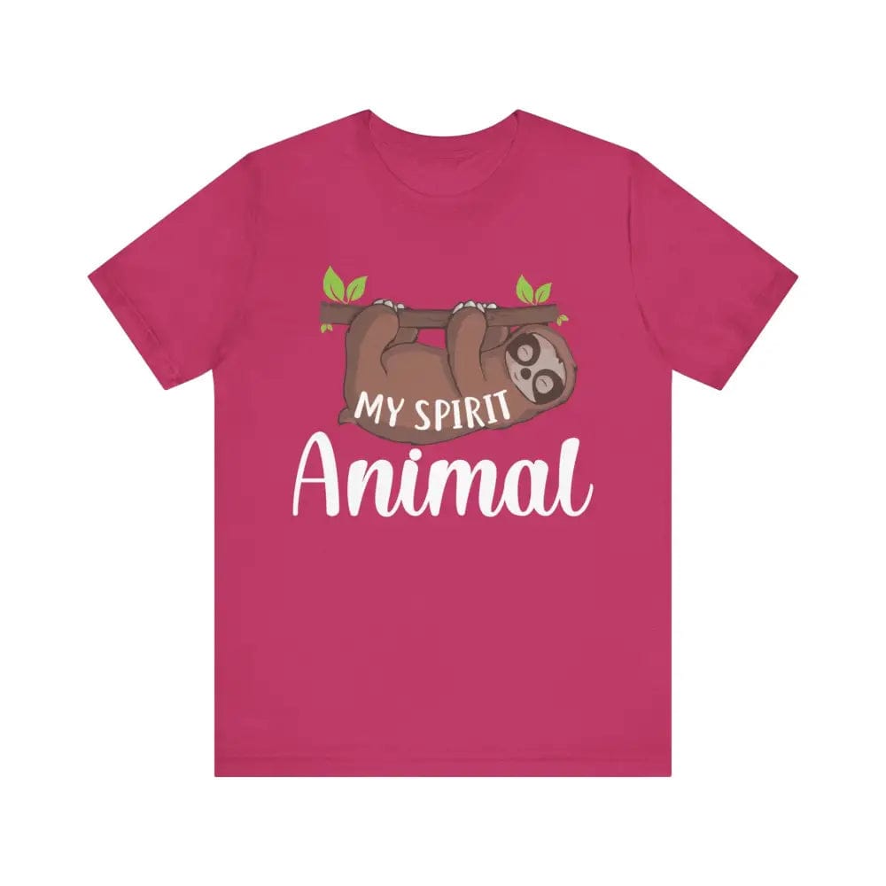 My Spirit Animal Unisex Jersey Short Sleeve Yoga Tee - Berry / S - T-Shirt