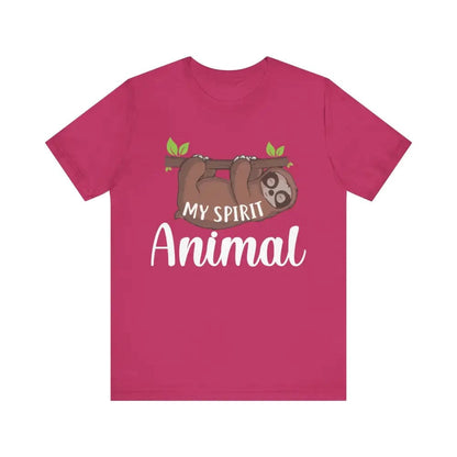 My Spirit Animal Unisex Jersey Short Sleeve Yoga Tee - Berry / S - T-Shirt