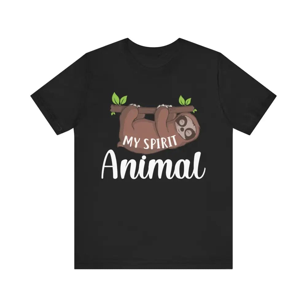 My Spirit Animal Unisex Jersey Short Sleeve Yoga Tee - Black / S - T-Shirt