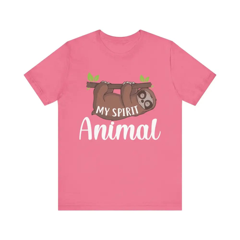 My Spirit Animal Unisex Jersey Short Sleeve Yoga Tee - Charity Pink / S - T-Shirt