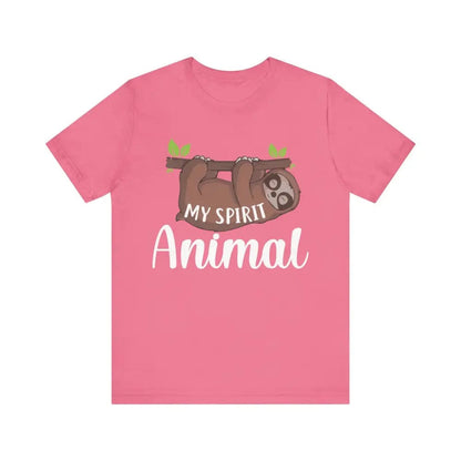 My Spirit Animal Unisex Jersey Short Sleeve Yoga Tee - Charity Pink / S - T-Shirt