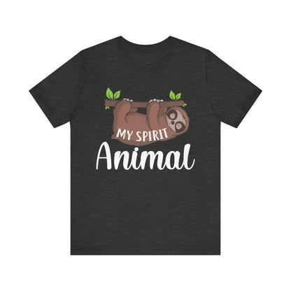 My Spirit Animal Unisex Jersey Short Sleeve Yoga Tee - Dark Grey Heather / S - T-Shirt