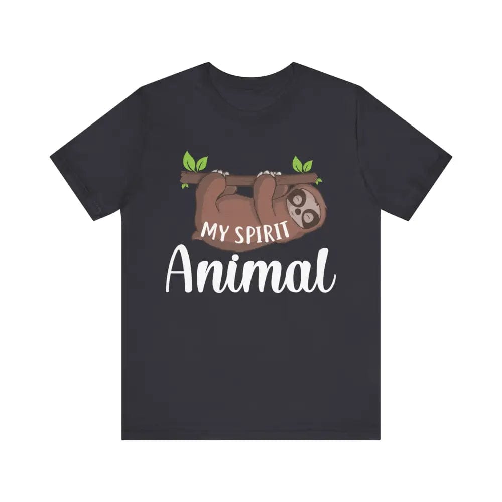 My Spirit Animal Unisex Jersey Short Sleeve Yoga Tee - Dark Grey / S - T-Shirt