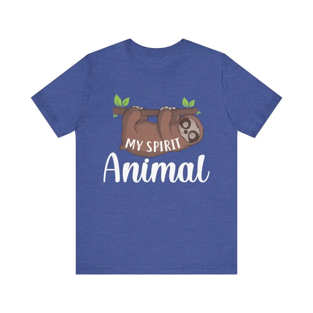 My Spirit Animal Unisex Jersey Short Sleeve Yoga Tee - Heather True Royal / S - T-Shirt