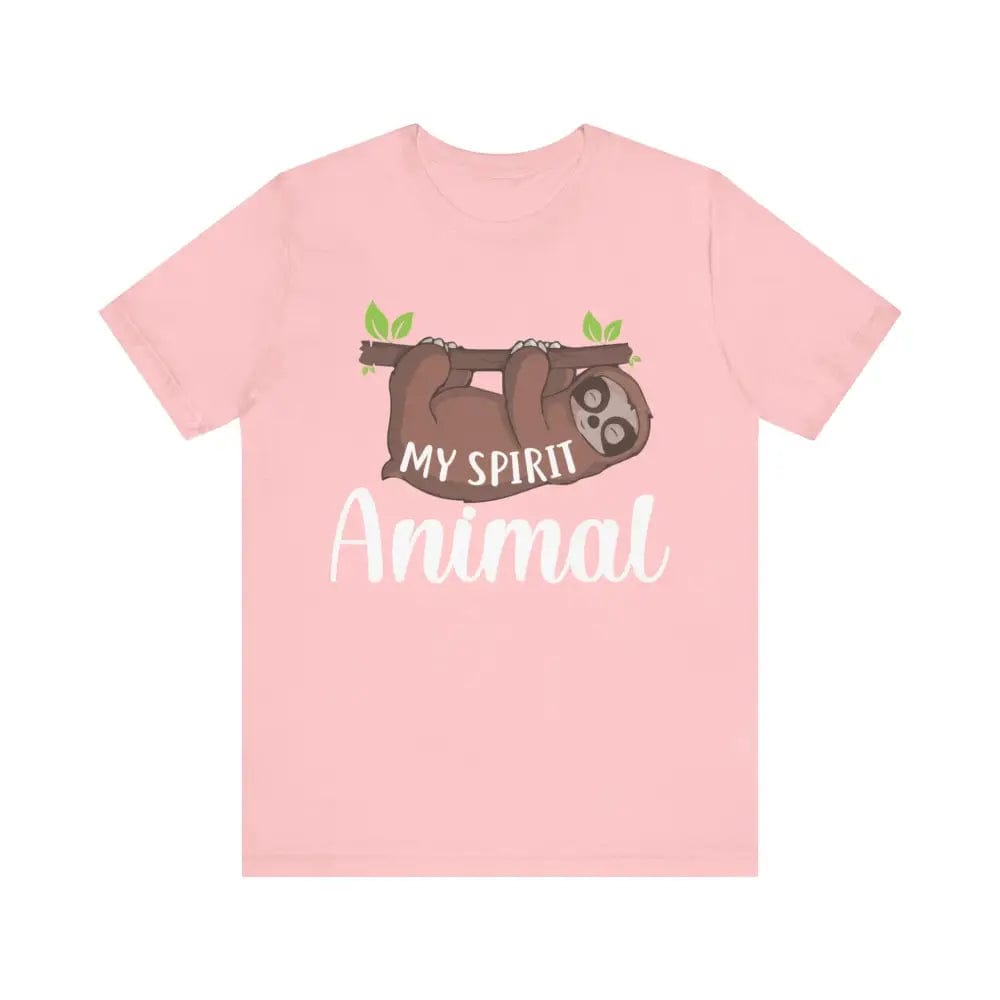 My Spirit Animal Unisex Jersey Short Sleeve Yoga Tee - Pink / S - T-Shirt