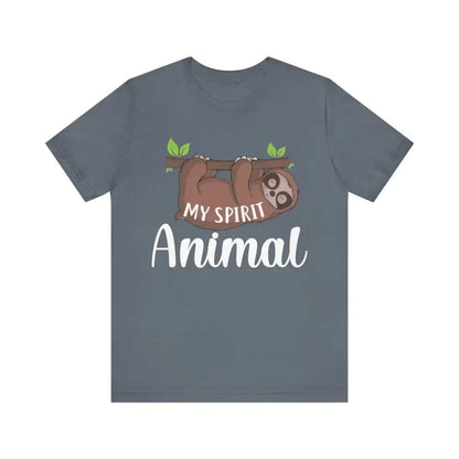 My Spirit Animal Unisex Jersey Short Sleeve Yoga Tee - Steel Blue / S - T-Shirt