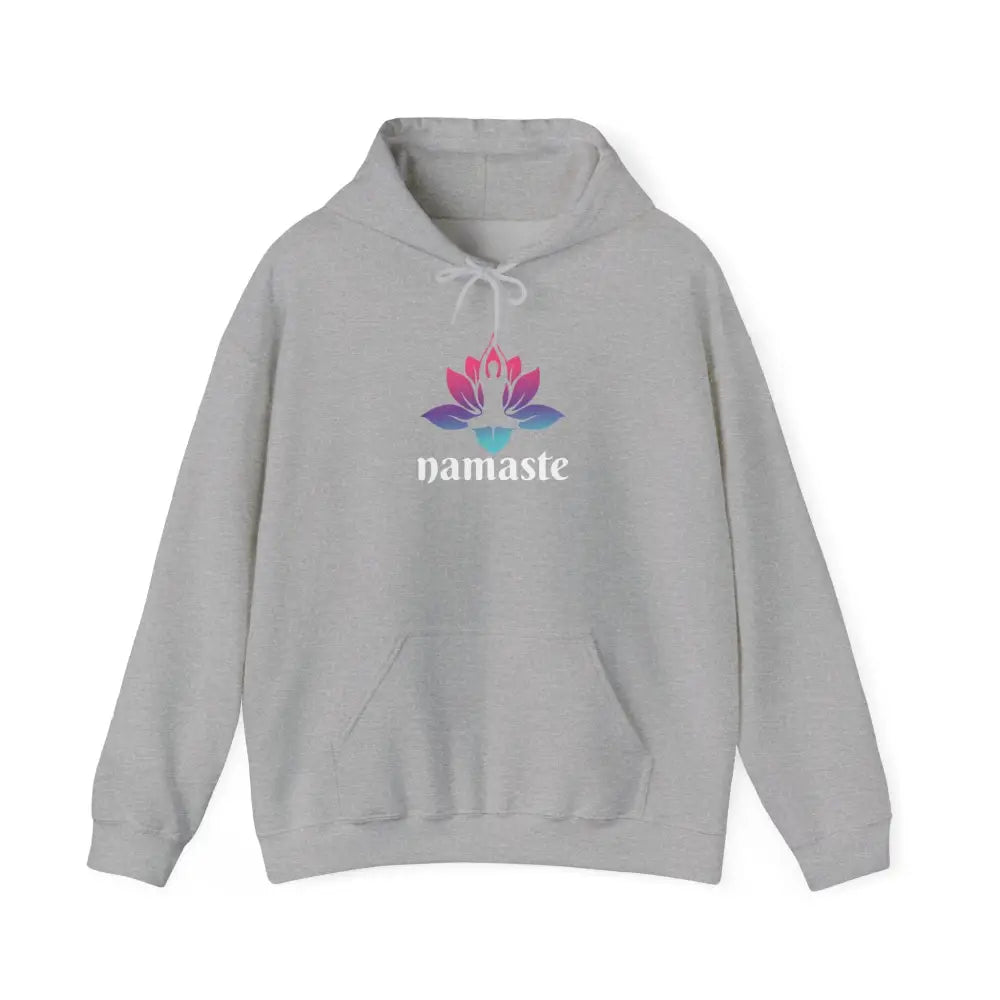 Namaste Lotus Hoodie — Yoga-Inspired Cozy Sweatshirt - Hoodie