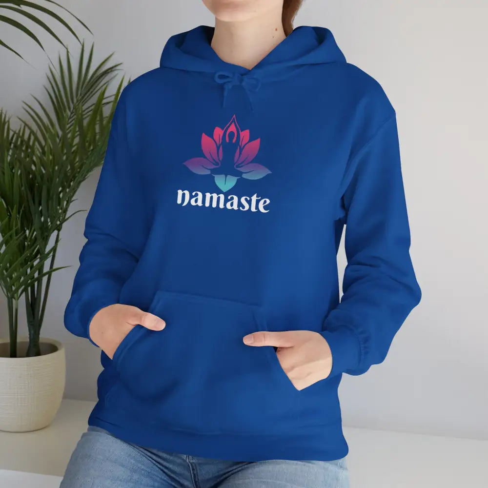 Namaste Lotus Hoodie — Yoga-Inspired Cozy Sweatshirt - Hoodie