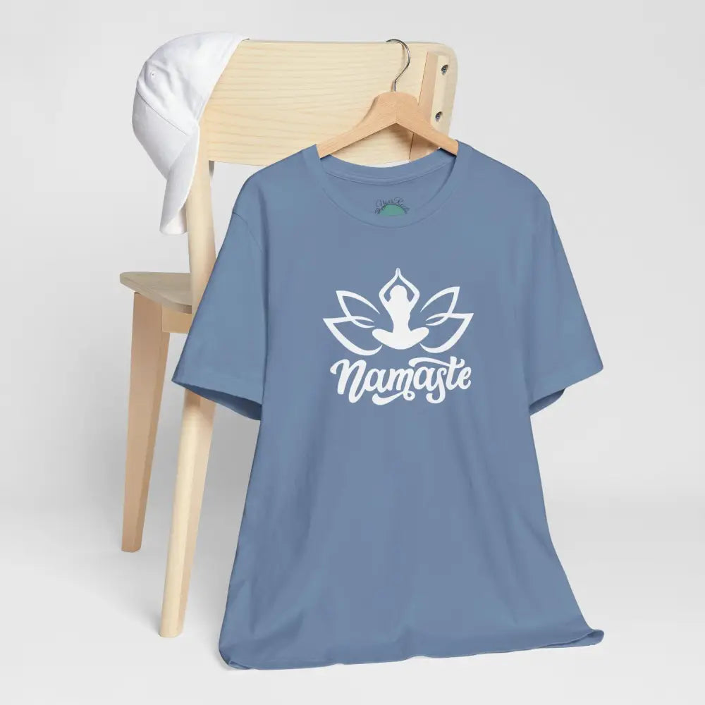Namaste Lotus T-Shirt — Yoga-Inspired Lotus Tee - T-Shirt