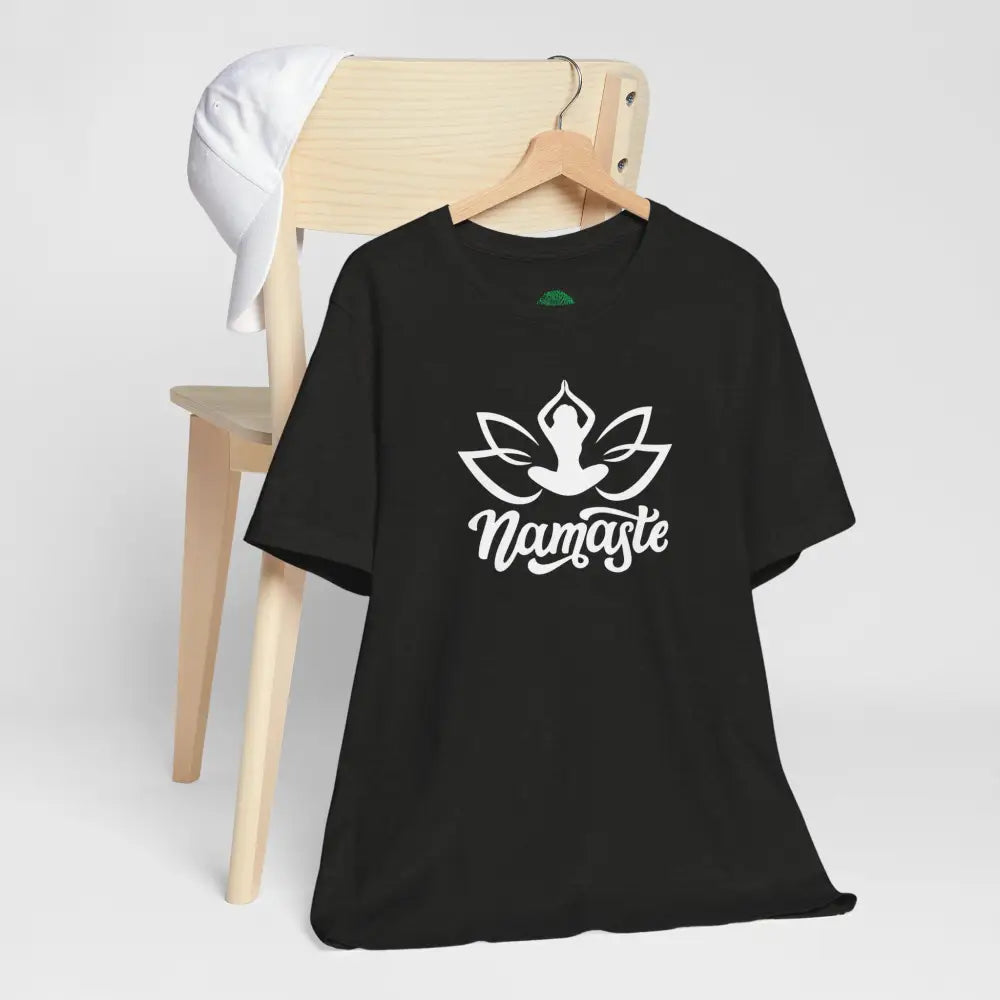 Namaste Lotus T-Shirt — Yoga-Inspired Lotus Tee - T-Shirt