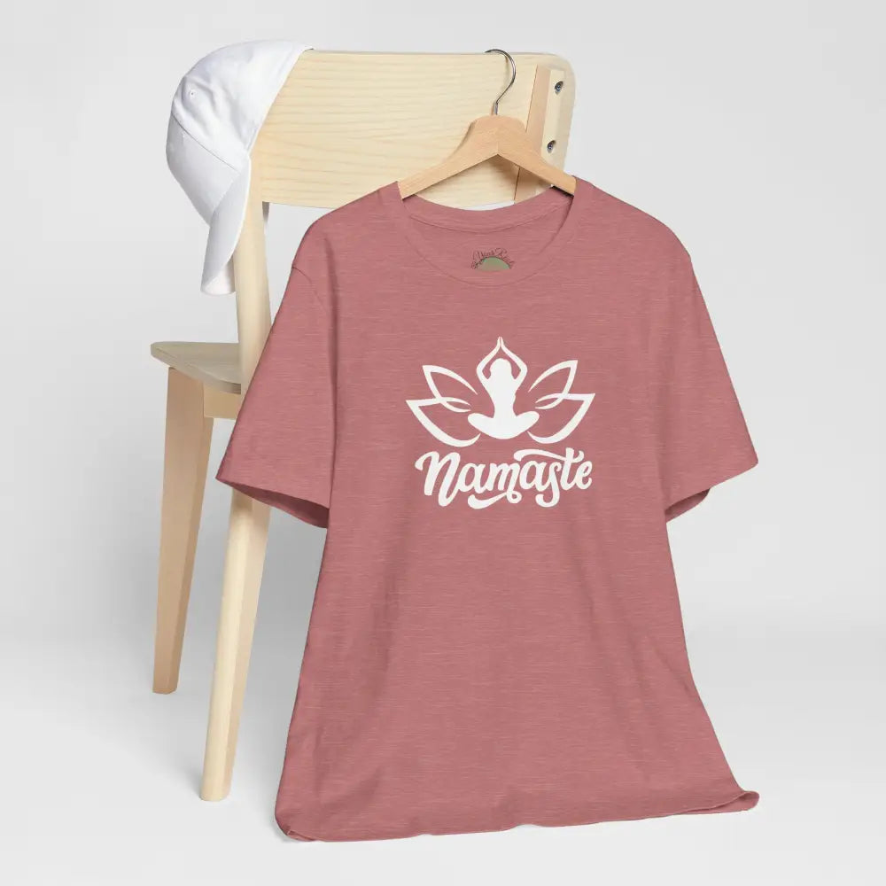 Namaste Lotus T-Shirt — Yoga-Inspired Lotus Tee - T-Shirt