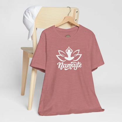 Namaste Lotus T-Shirt — Yoga-Inspired Lotus Tee - T-Shirt