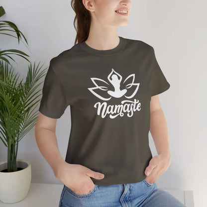 Namaste Lotus T-Shirt — Yoga-Inspired Lotus Tee - T-Shirt