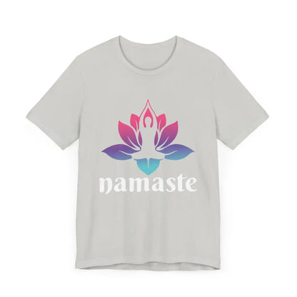 Namaste Lotus Unisex Jersey Short Sleeve Tee - T-Shirt