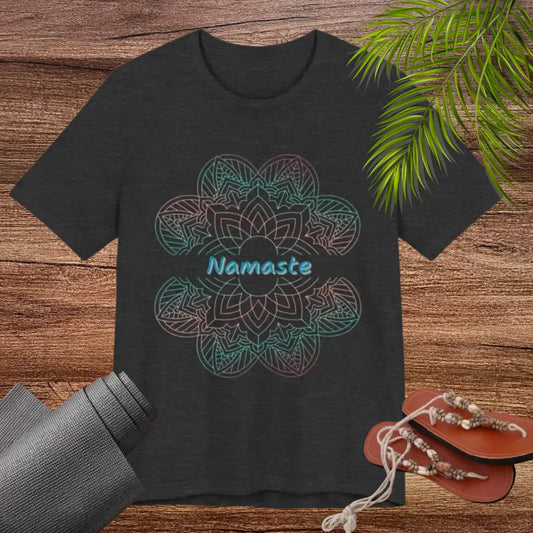 Namaste Unisex Jersey Short Sleeve Yoga Tee - T-Shirt