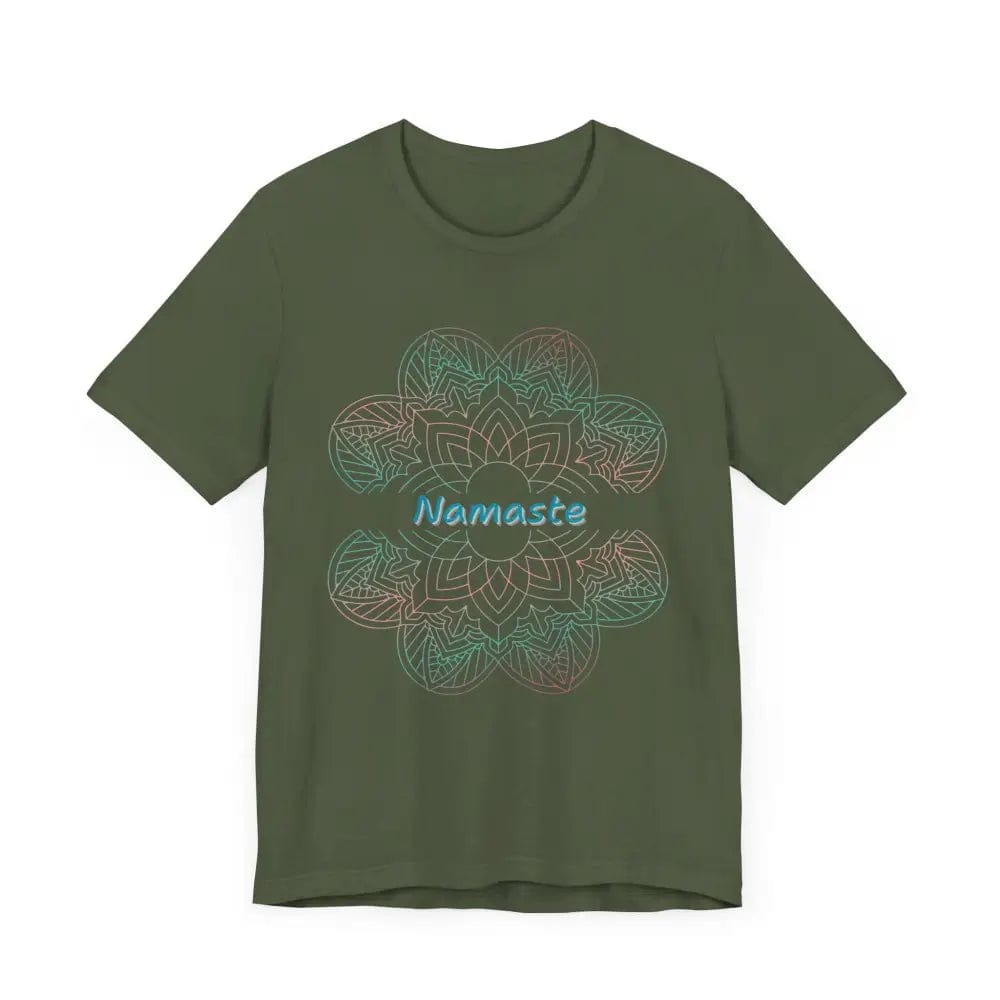 Namaste Unisex Jersey Short Sleeve Yoga Tee - T-Shirt