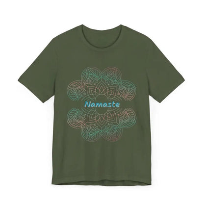 Namaste Unisex Jersey Short Sleeve Yoga Tee - T-Shirt