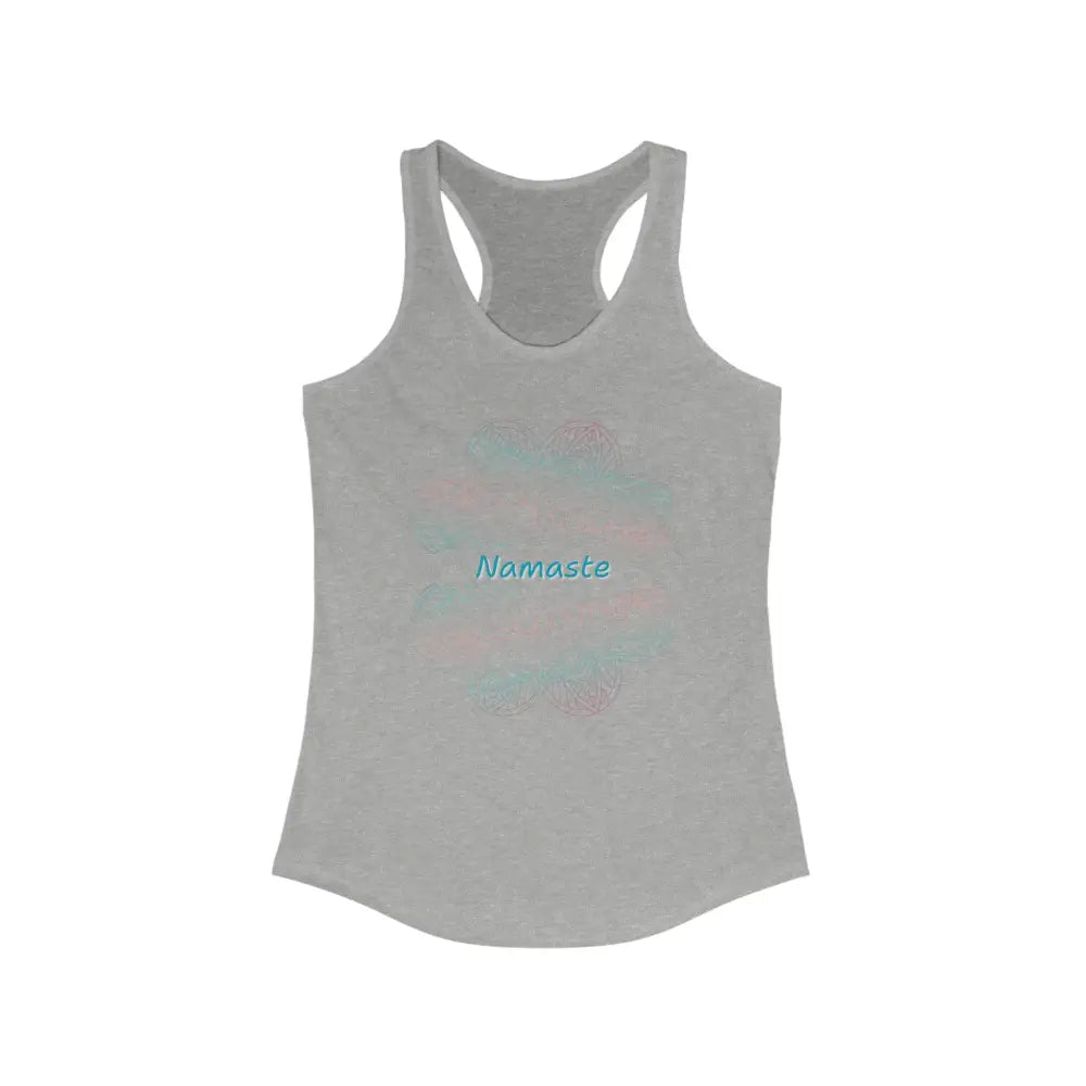 Namaste Women’s Ideal Racerback Tank - Heather Grey / XS - Tank Top