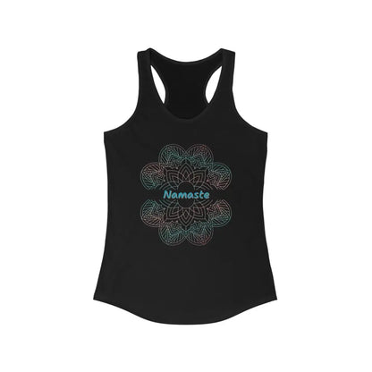 Namaste Women’s Ideal Racerback Tank - Solid Black / XS - Tank Top