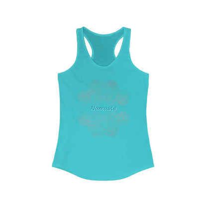 Namaste Women’s Ideal Racerback Tank - Solid Tahiti Blue / XS - Tank Top