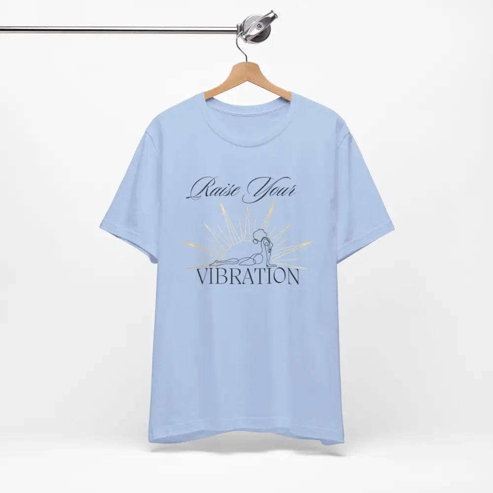 Raise your vibration Unisex Jersey Short Sleeve Yoga Tee - T-Shirt