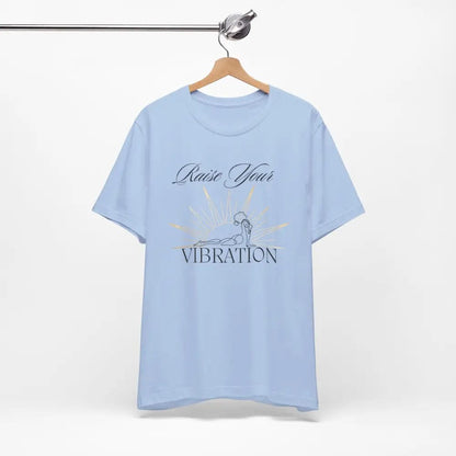 Raise your vibration Unisex Jersey Short Sleeve Yoga Tee - T-Shirt