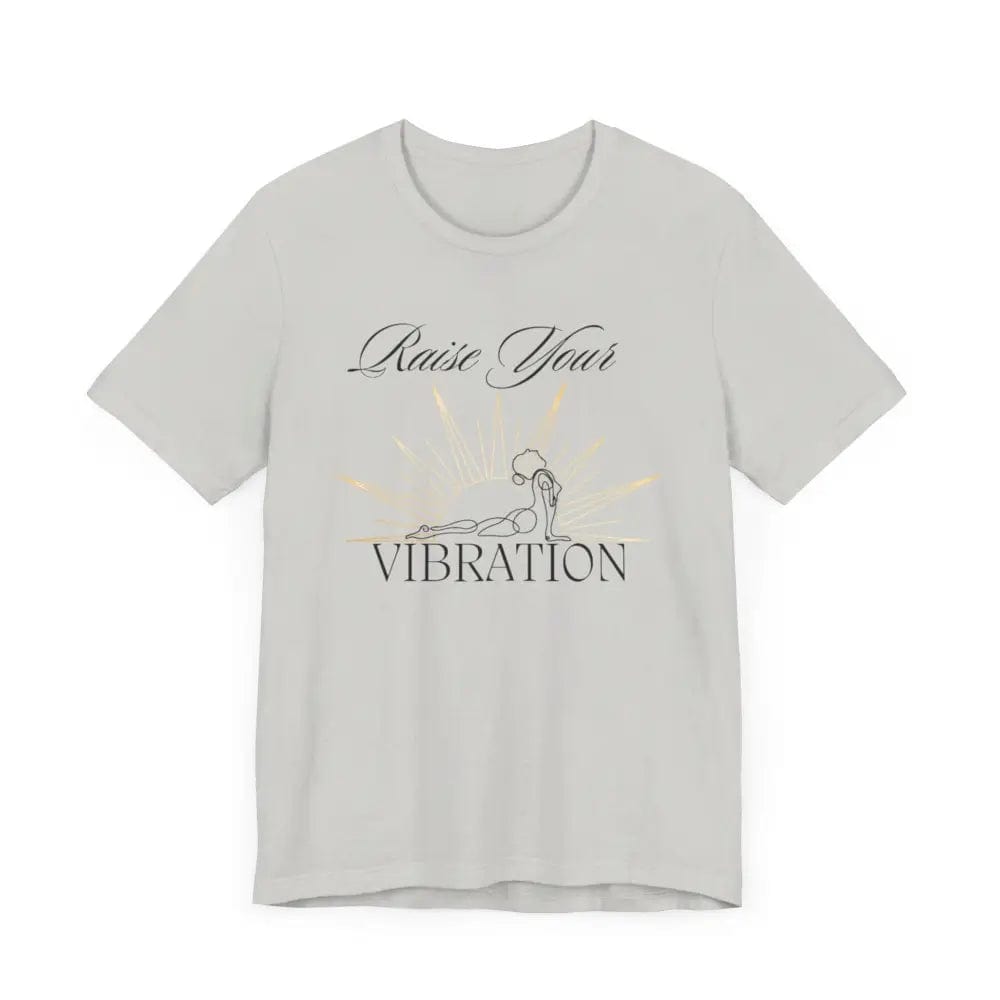 Raise your vibration Unisex Jersey Short Sleeve Yoga Tee - T-Shirt