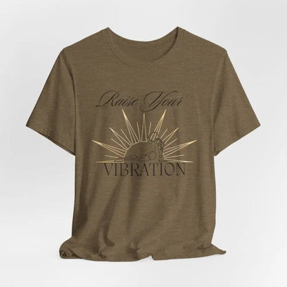 Raise your vibration Unisex Jersey Short Sleeve Yoga Tee - T-Shirt