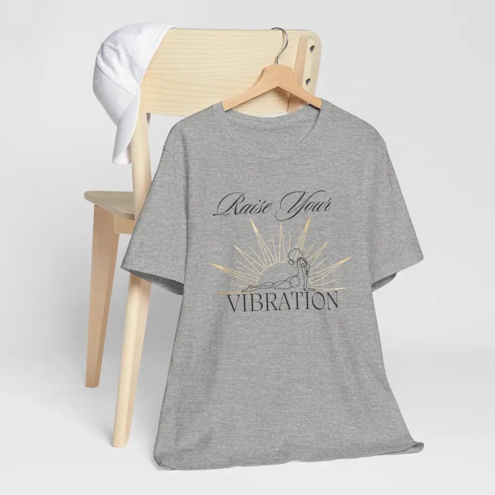 Raise your vibration Unisex Jersey Short Sleeve Yoga Tee - T-Shirt