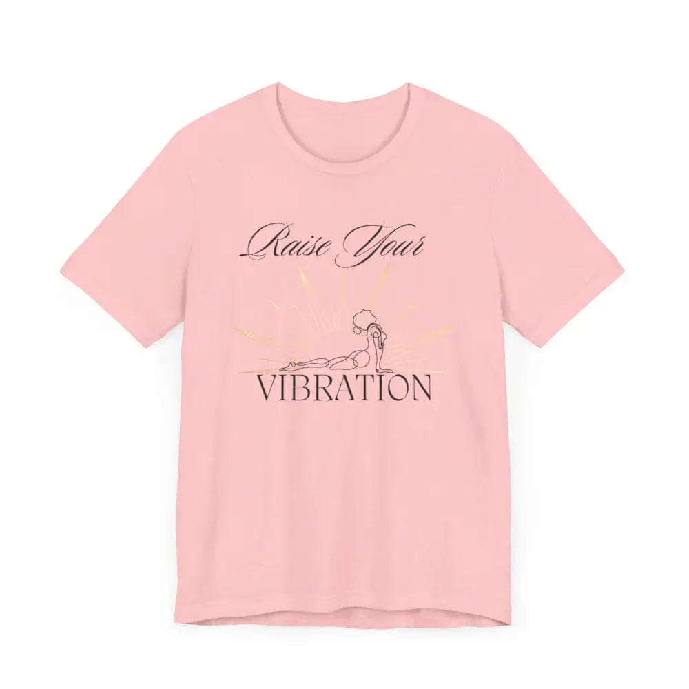 Raise your vibration Unisex Jersey Short Sleeve Yoga Tee - T-Shirt