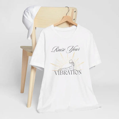 Raise your vibration Unisex Jersey Short Sleeve Yoga Tee - T-Shirt