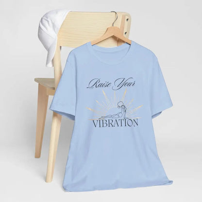 Raise your vibration Unisex Jersey Short Sleeve Yoga Tee - T-Shirt