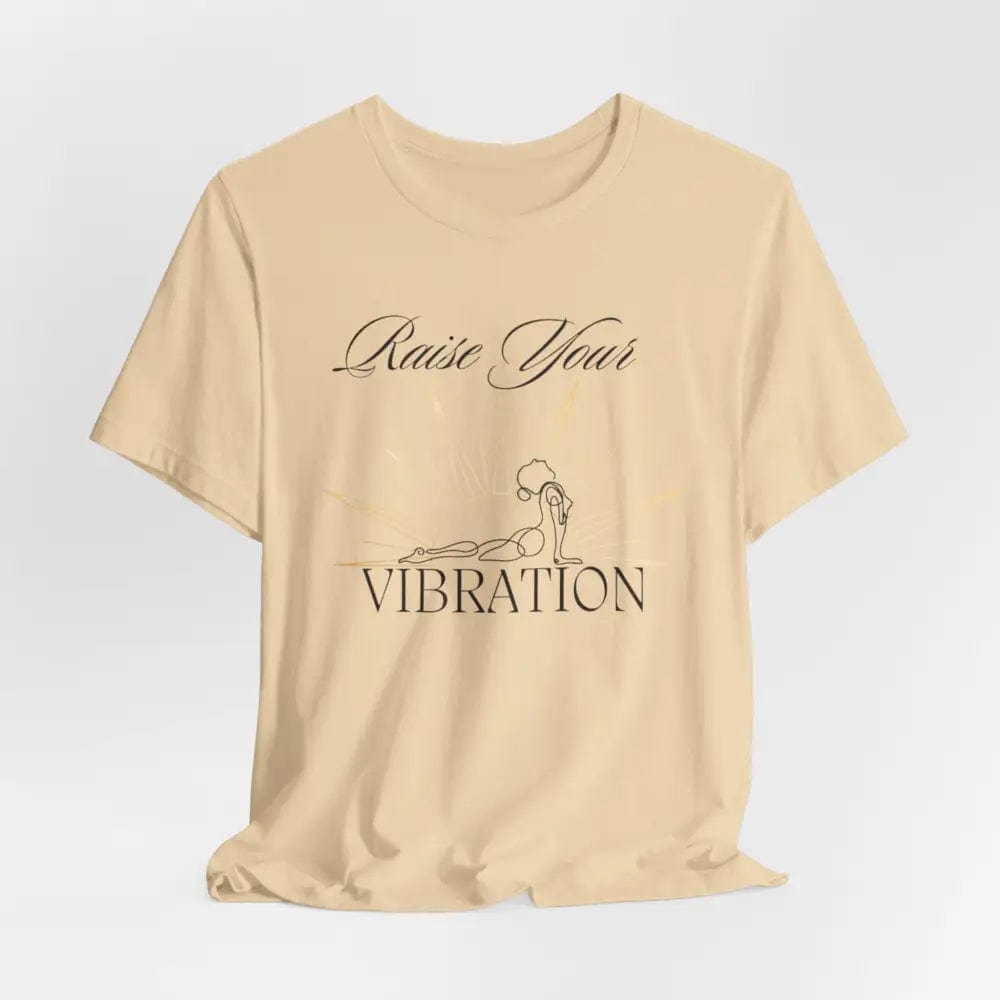 Raise your vibration Unisex Jersey Short Sleeve Yoga Tee - T-Shirt