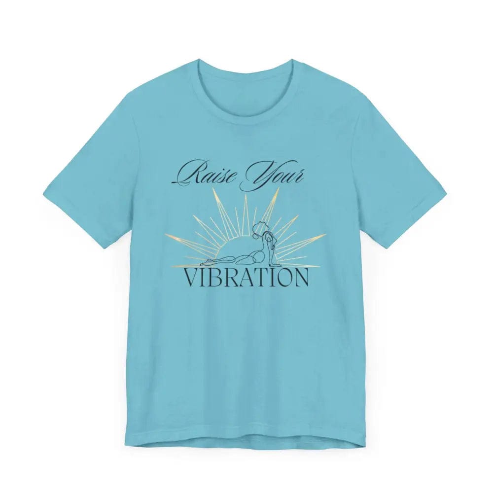 Raise your vibration Unisex Jersey Short Sleeve Yoga Tee - T-Shirt