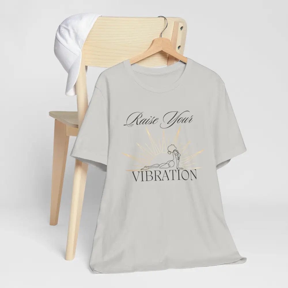 Raise your vibration Unisex Jersey Short Sleeve Yoga Tee - T-Shirt