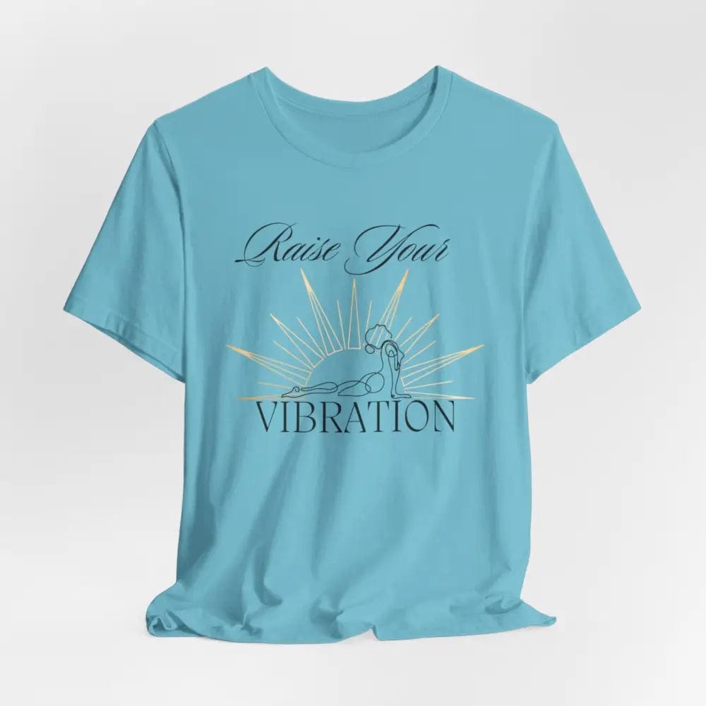 Raise your vibration Unisex Jersey Short Sleeve Yoga Tee - T-Shirt