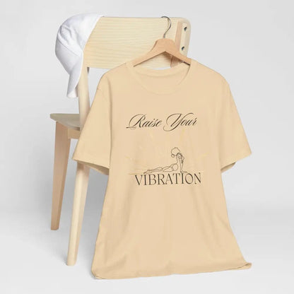 Raise your vibration Unisex Jersey Short Sleeve Yoga Tee - T-Shirt