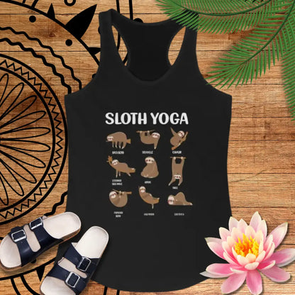 Sloth Yoga Women’s Ideal Racerback Tank - Tank Top