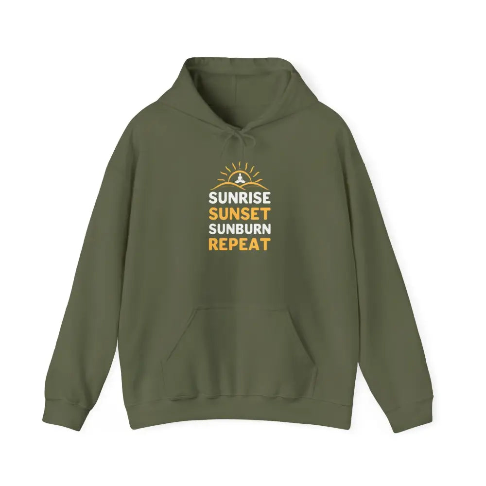 Sunrise Sunset Sunburn Repeat Heavy Blend™ Hooded Sweatshirt - Hoodie